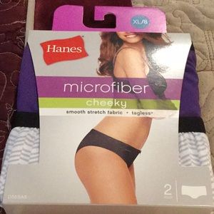 Hanes microfiber cheeky panties Outlet